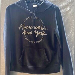 Abercrombie & Fitch blue Long Sleeve Hooded Midlength Size M
